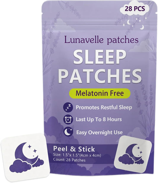 Lunavelle Sleep Patches, Lunavelle Sleep Patches for Adults, Quick-Acting & Long-Lasting