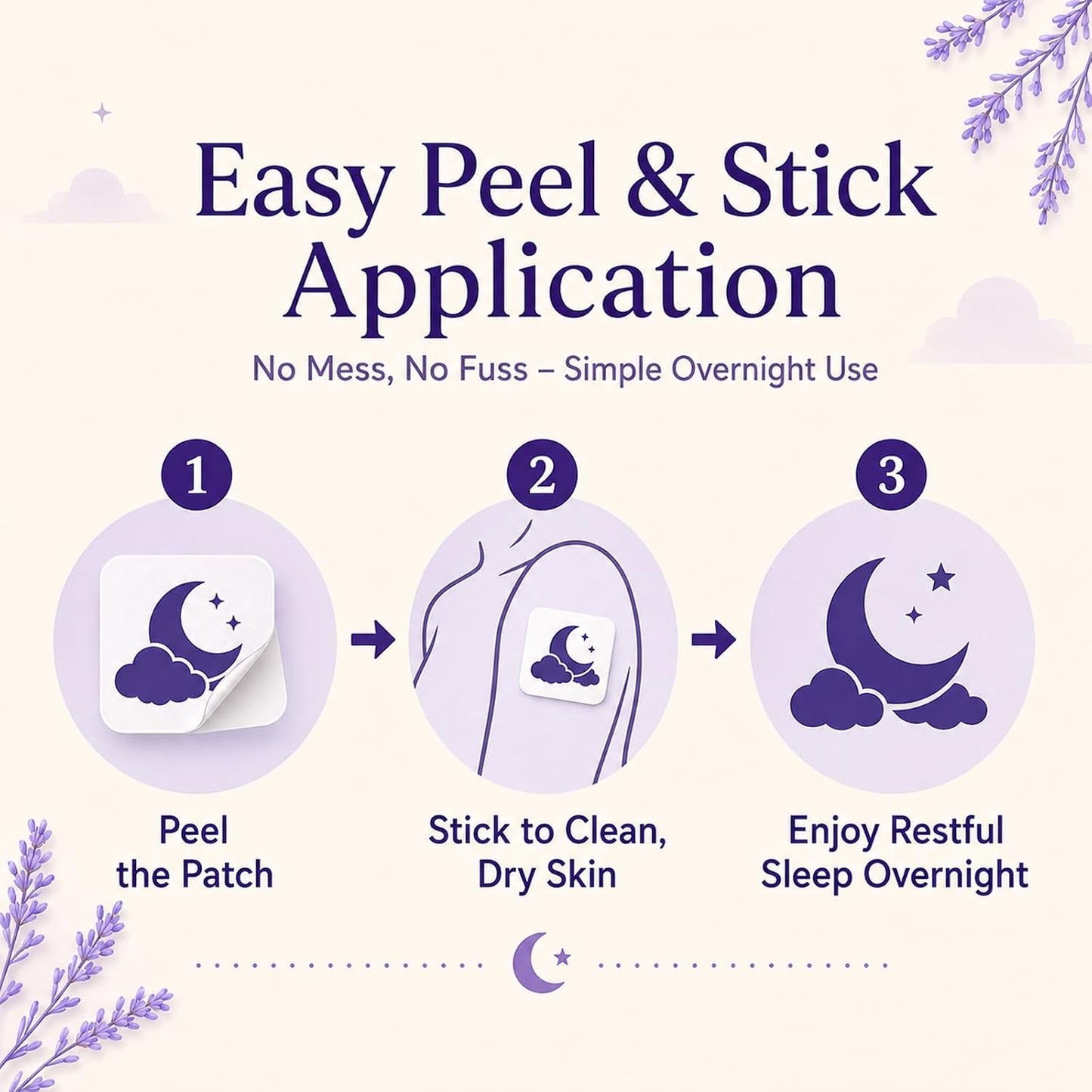 Lunavelle Sleep Patches, Lunavelle Sleep Patches for Adults, Quick-Acting & Long-Lasting